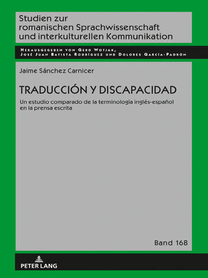 cover image of Traducción y discapacidad